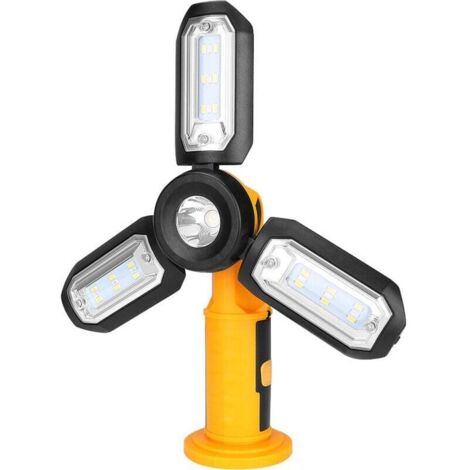 Lampe de travail multifonctionnelle à batterie intégrée rechargeable par USB (1/4)