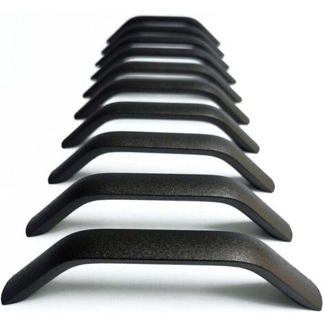 Entraxe 96mm, 10pcs Poignées et boutons de tiroir Cuisine Armoire Porte Poignées Placard Tiroir Chambre Meubles Tirer, Procédé de Sablage
