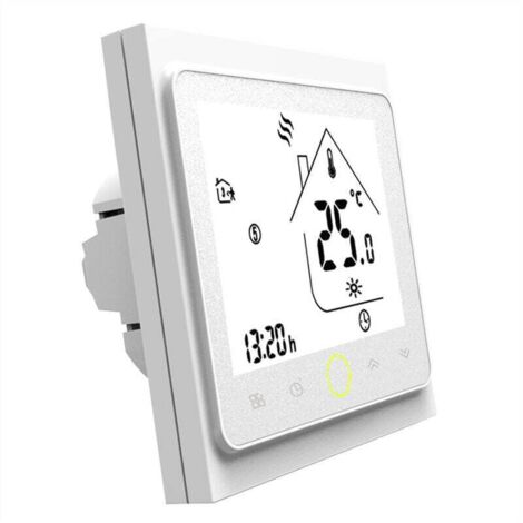 Modèle BHT-002-GC Chaudière Chauffe-Eau Thermostat Intelligent Contrôleur de Température Blanc (1/4)
