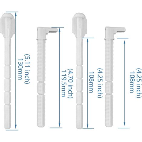 Plaque De Chasse D'eau Pour Geberit Sigma – Remplacement Facile – Blanc – Fixation Silencieuse Et Stable