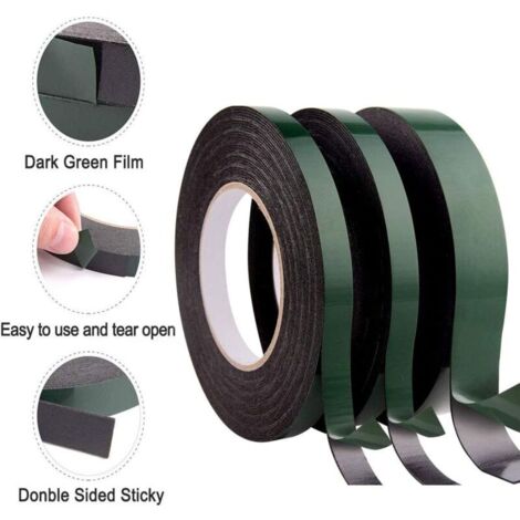 Ruban Double Face Extra Fort, 25mm 5M, Adhésif Acrylique, Imperméable