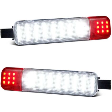 Éclairage de porte intérieur LED pour panneau de porte, éclairage de courtoisie, voyant d'avertissement compatible avec Silverado/Sierra 1500 1999-2006 2001-2006 3500 2500 HD 1999-2006 Yukon 1995-1999 (1/4)