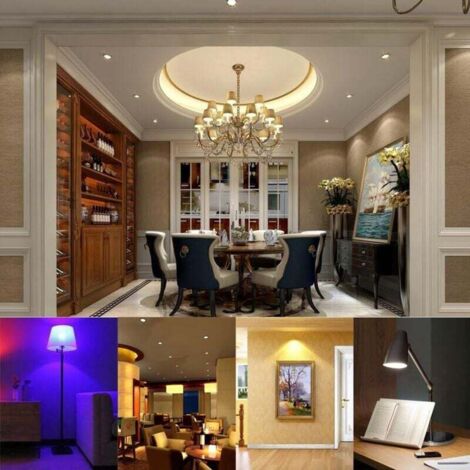 Lampadaire LED HaloOptronics 10W (équiv. 100W) - Télécommande - Multi-positions - NEUF