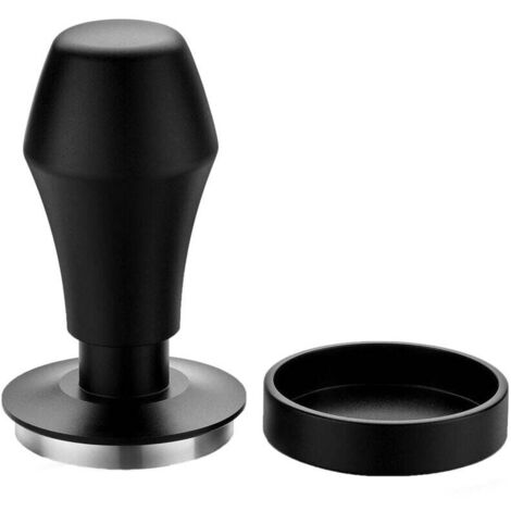 Agitateur à café, aluminium/acier inoxydable, 55 mm, noir/argent (1/4)