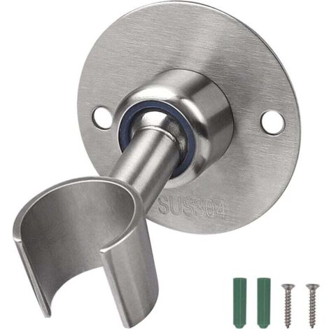 Support de douche en acier inoxydable, le support de douche est durable et peut être ajusté à volonté, pour 22,5 mm-2 pièces (1/4)