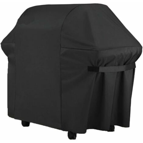 Housse Barbecue - 600D Tissu Oxford Housse Bâche de Protection BBQ Couverture de Gril Anti-UV/Anti-l'eau/Anti-l'Humidité pour Weber, Holland, JennAir, Brinkmann Char Broil (152x76x120cm) (1/4)