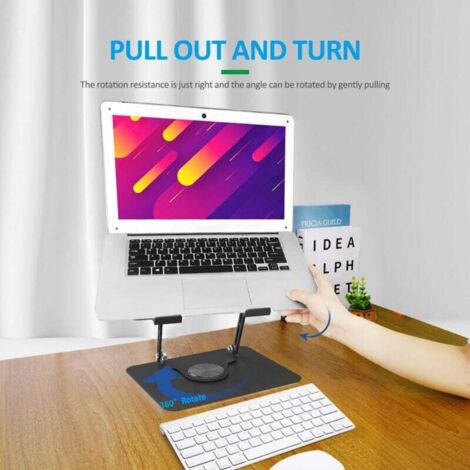 Support Vertical élégant Pour MacBook / PC Portable - Support De Bureau Gain De Place - Multicolore Plastique - Neuf