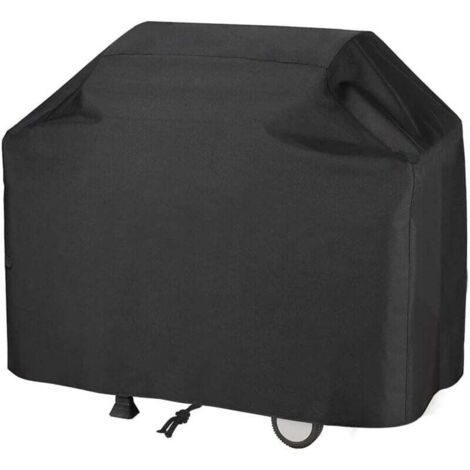 Housse de Barbecue Résistante Aux Intempéries - Tissu Oxford Couverture Étanche à La Poussière et Aux UV, Bache de Protection BBQ avec Bouton Pression et Sac de Rangement (145 x 61 x 117 cm) (1/4)