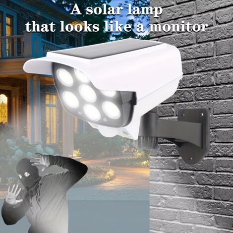 Lampes Solaires Extérieures Avec Détecteur De Mouvement - Clip, étanches ABS, 14500 MAh - Jardin, Balcon