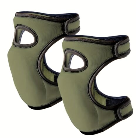 Paire de genouillères de jardin réglables en néoprène confortables - Protection durable et antidérapante pour le jardinage et l'entretien de la pelouse (1/5)
