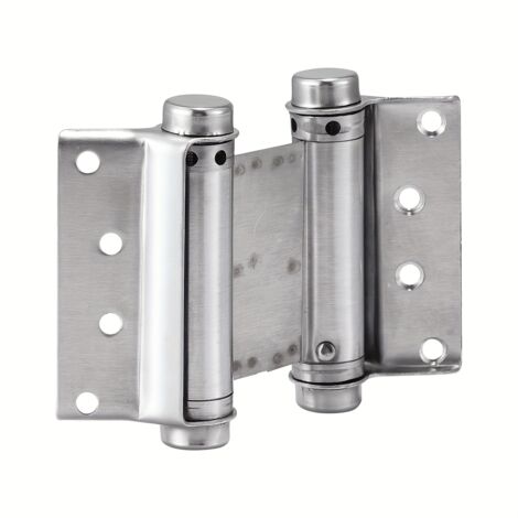 Lot de 2 Charnières à Ressort Double Action 7,62 cm en Acier Inoxydable 201 Pour Portes de Café et Salon (1/5)