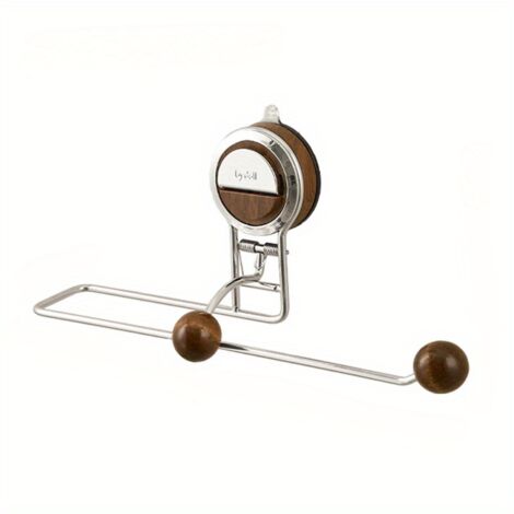 Support à papier de cuisine à ventouse – Porte-essuie-tout réutilisable, sans perçage, rangement innovant pour maison et cuisine (1/5)