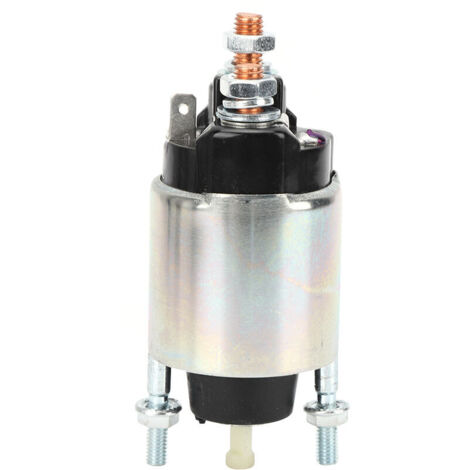 Jeffergarden Commutateur de Solénoïde, Remplacement de Solénoïde de Démarreur Compatible avec Daihatsu Massey Ferguson, OEM 31220-51A10 (1/4)