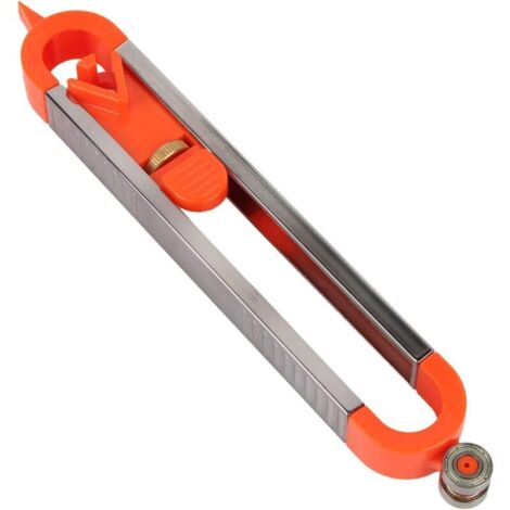 Copieur de Contour Verrouillable, Jauge de Contour Précise pour Mesures Irrégulières en Bois (1/4)