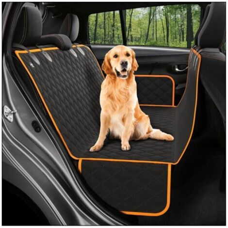 Housse de siège pour chien, 6 couches 100 % vraiment étanche, protection complète des portes arrière du véhicule (XLarge 152 x 163 cm)- (1/4)