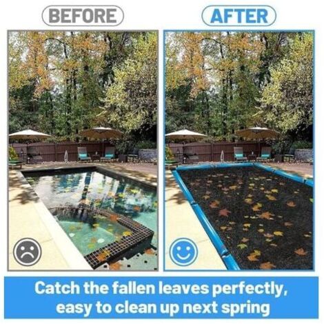 SWIMLINE HYDROTOOLS - Filet à feuilles d'hiver robuste pour piscines hors sol | Pour piscines