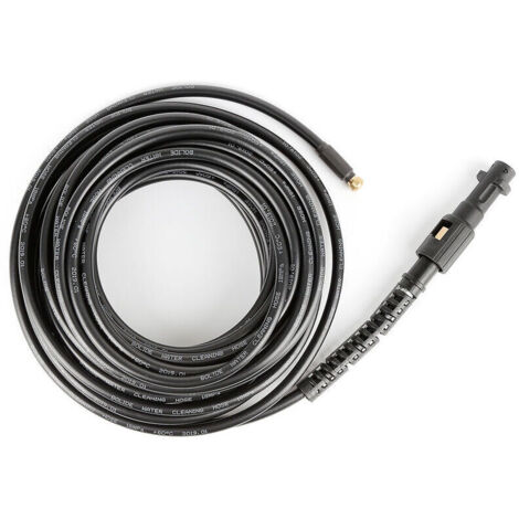 15M Tuyau Déboucheur Flexible, Nettoyage Haute Pression pour Éviers, Kit avec Adaptateur pour Karcher K1-K7