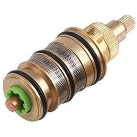 Cartouche Thermostatique et PoignéE en Laiton pour le Bain pour Mitigeur MéLangeur Barre de Douche Robinet Cartouche