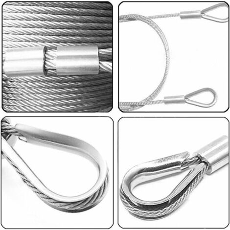 Cosses de câble en Acier inoxydable, 4mm [20 Stück