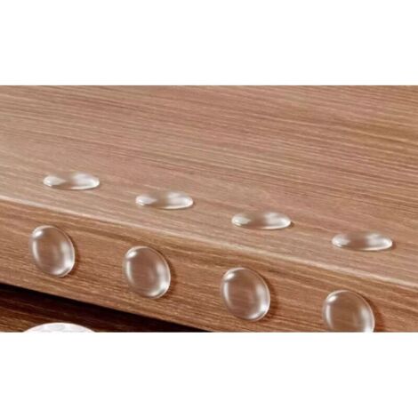 400 Butées Adhésives TSHAOUN – Silicone Transparent 6×2 Mm, Anti-bruit