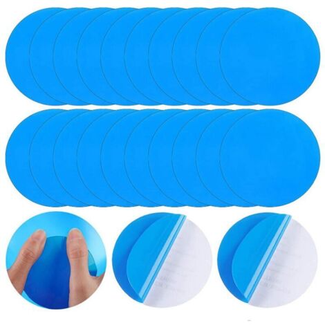Lot De 6 Patchs De Réparation Transparents – TPU Autocollant Pour Piscine, Bateau Gonflable, Tente, Matelas, Veste De Pluie