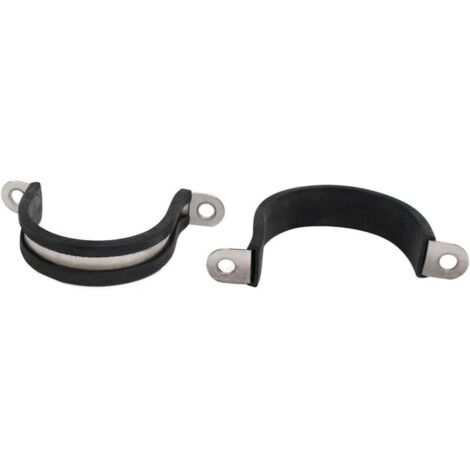 80 pièces de colliers de serrage en PVC en forme de U pour