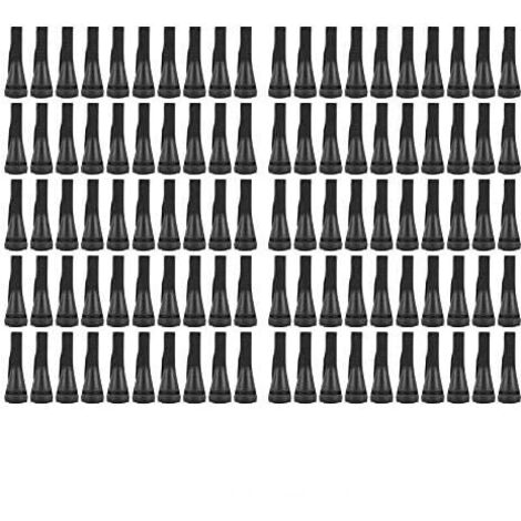 100 PCS Doigts De Plumeuse De Poulet pour Machine De Plumeuse De Volaille, Épilation en Poultry Epilator Caoutchouc Doigt Plumeuse Picker pour Poulet, Canard, Plumes D'oies (Le Noir) (1/4)