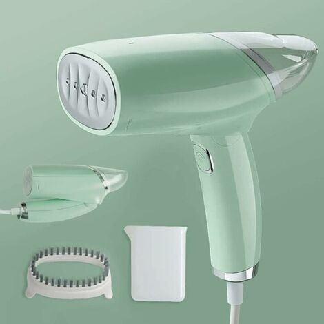 Défroisseur Vapeur, 1000W 100ML Fer à Repasser Portable Défroisseur à Main Vertical,Réchauffage Rapide, Vapeur Desinfectant pour Maison et Voyage Assainissant Anti-bactérien (1/4)