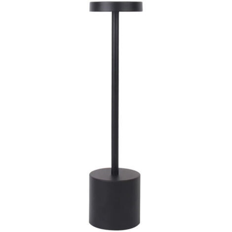 lampe de table sans fil rechargeable usb, Lampes de table sans filpour chevet, camping, interieur, exterieur, terrasse, restaurant,noir Lampe de chevet (1/4)