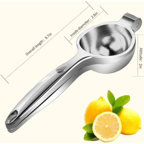JOYIT Presse-citron en acier inoxydable – Presse-citron robuste, grand presse-agrumes manuel robuste, presse-agrumes, presse-jus d'orange, presse- agrumes efficace JOYIT Presse-citron en acier inoxydable – Presse-citron robuste, grand presse-agrumes manuel robuste, presse-agrumes, presse-jus d'orange, presse- agrumes efficace