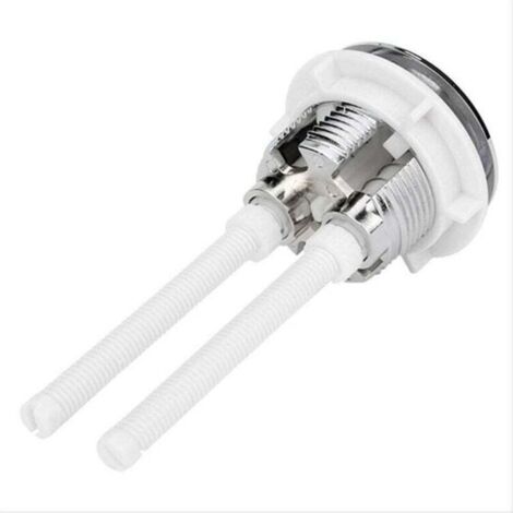Bouton De Chasse D'eau Double Bouton Poussoir Rond En ABS Chromé Accessoires Remplacement De Toilette Pour Salle De Douche Salle De Bain Toilette 97921694