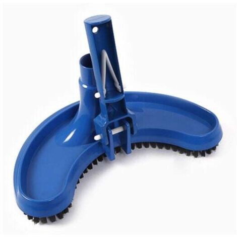 Tête d'aspirateur de Piscine, Accessoire de Nettoyage Incurvé par Succion Incurvée de Piscine de Demi-Lune de Piscine d'Aspirateur de Piscine (1/4)