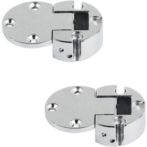 Lot de 20 Charnière Meuble de Rabat Charnière de Meubles Ferrure Pliable Plano-Medial pour Ouverture en Bois Angle D'Ouverture 90° (1/3)