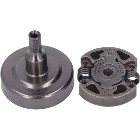Embrayage et cloche d'embrayag kit pour Stihl FS38 FS40 FS45 FS50 FS55 FS70 et plus séries,accessoire de débroussailleuse pignon avec tambour embrayage pièces détachées (1/4)