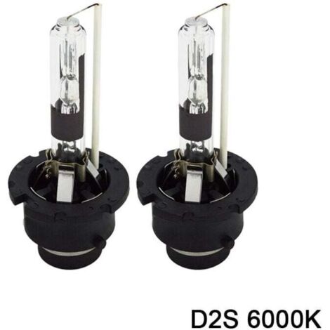 Lot de 2 AC D2S 6000K Xenon HID Ampoule Lampe à Décharge Phare Ampoule de Rechange HID Lampe Xénon 35W - 12V (1/4)