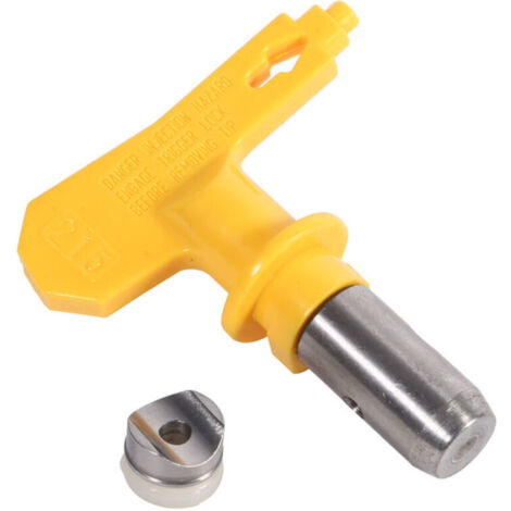 Accessoires de buse de pistolet pulvérisateur sans air réversible en acier au tungstène utiles pour la maison et le jardin 215 (1/4)