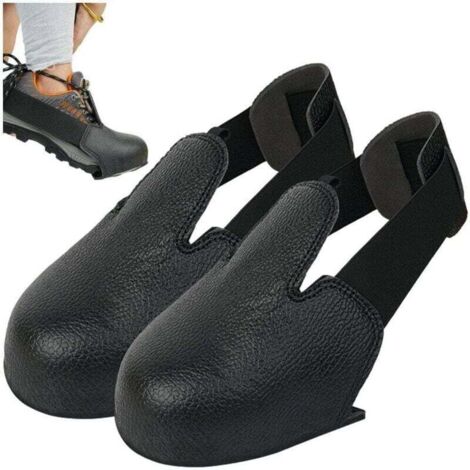Couvre-chaussures de sécurité universels en cuir PU, protection contre l'écrasement pour l'industrie du travail