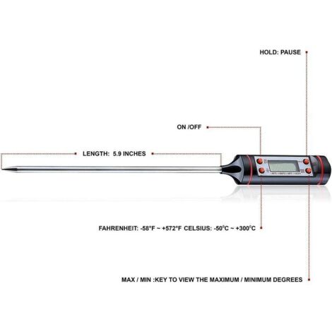 VBESTLIFE Thermomètre à thermocouple TL-TK04 Thermomètre de Contact à VBESTLIFE Thermomètre à thermocouple TL-TK04 Thermomètre de Contact à