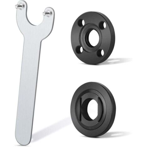 Clé d'angle de serrage pour meuleuse Clé de verrouillage en métal Compatible Milwaukee Ma-kita 193465-4 Bo-sch Black & Decker Ryobi 4.5"5" 5/8-11