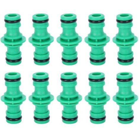 10 raccords droits pour tuyaux d'arrosage, raccords rapides pour tuyaux d'arrosage