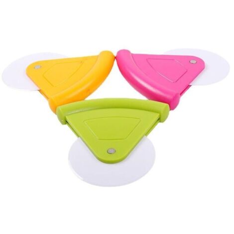 Roues de Coupe-Pizza en Plastique Outil de Tranchage de Pizza à Main Outils de Coupe de Pain de Gâteau Outils de Cuisson Ustensiles de Cuisson Passe au Lave-vaisselle (1/4)