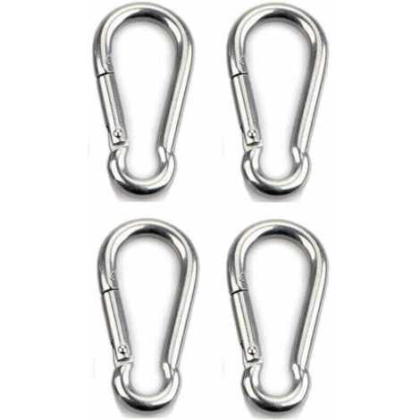 12 Pièces Mousqueton a Vis M5 Maillon Rapide en Acier Inoxydable 304 Mousqueton à Verrouillage avec Capuchon à Vis Mousqueton Fixe pour Connecter des Cordes Chaînes Gréement 12 Pièces Mousqueton a Vis M5 Maillon Rapide en Acier Inoxydable 304 Mousqueton à Verrouillage avec Capuchon à Vis Mousqueton Fixe pour Connecter des Cordes Chaînes Gréement
