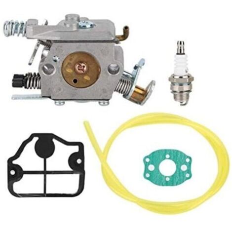 Kit de carburateur pour tronçonneuse Husqvarna 36 41 136 137 141 142 et kit de remplacement de carburateur pour tronçonneuse Zama C1Q-W29E (1/4)