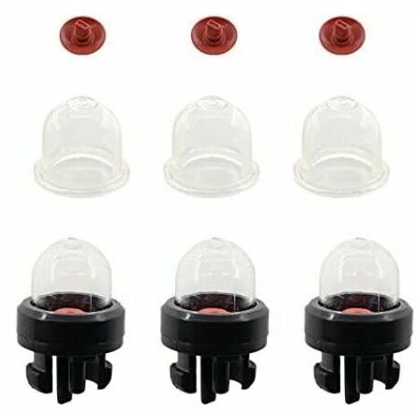 Lot de 3 Pompes d'Amorçage pour Tronçonneuses Stihl FS38, FS40, FS45, FS50, FS55, FS75, FS80, FS85, Compatible avec les Marques Ryobi, McCulloch et Husqvarna. (1/4)