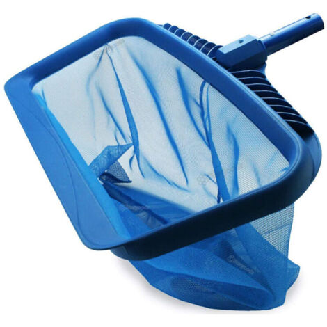 Épuisette de piscine professionnelle, outil de nettoyage robuste avec sac en maille de nylon fin et profond - Nettoyage rapide, bord de ramassage facile pour éliminer les débris