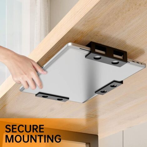 Supports Multifonctionnels sous Le Bureau - Rangement pour Ordinateur Portable, Tablette, Clavier etc