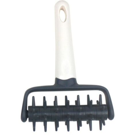 Rouleau Pique-pâte Gris Plastique Rouleau à Perforer la Pâte à Pizza Outil D'accueil Accessoiresde Fabricationde Pizza pour Tarte Aux Biscuits, Pâtisserie, Pain (1/4)