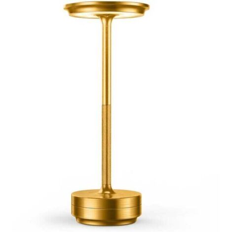 Lampe de table sans fil, mini lampe de chevet USB à piles rechargeables 2600 mAh LED 3 niveaux de luminosité Lampes sans fil (1/4)