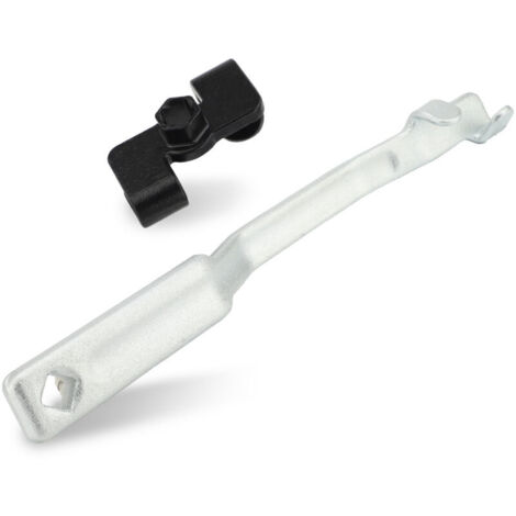 Barre d'outils d'extension de clé,Rallonge de clé à fourche avec adaptateur pour clé à douille 1/2 pouce et clé hexagonale 21 mm (1/4)