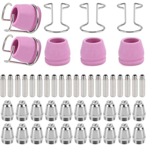 Parkside SG-55 AG-60 WSD-60 Lot de 50 accessoires pour coupe-plasma, buse de découpe plasma, buse et électrode (1/4)